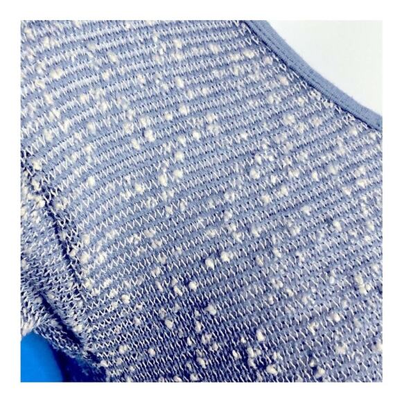 Junie and Jade Lightweight Popcorn Lace Detailed Light Blue Sweater Size Medium - Picture 7 of 16